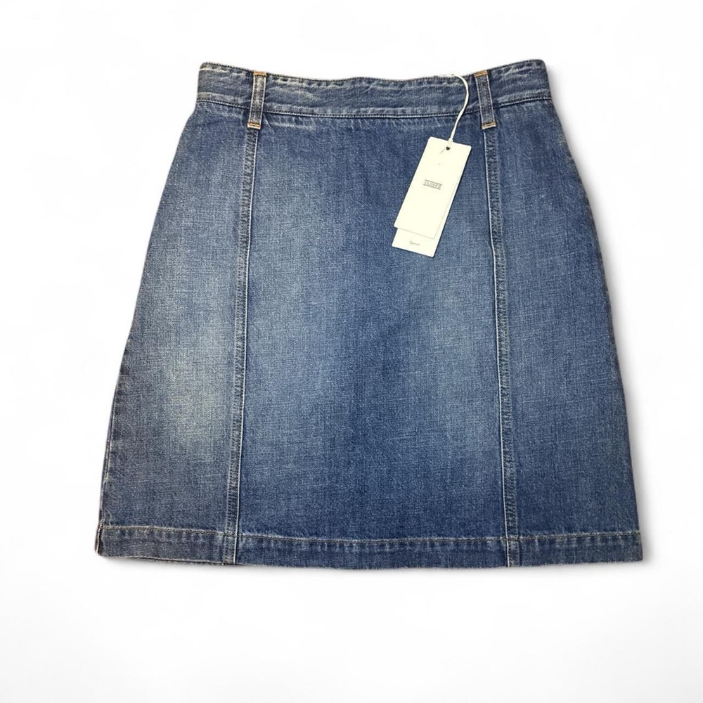 NWT CLOSED Women's Classic Medium Indigo Blue Denim Mini Skirt — Size 27